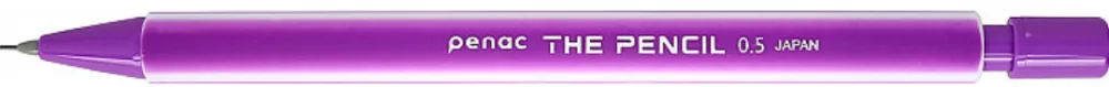 Penac Creion mecanic PENAC The Pencil, rubber grip, 0.5mm, varf plastic - corp violet