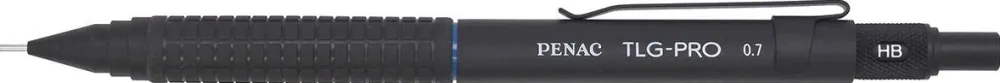 Penac Creion mecanic profesional PENAC TLG - PRO, 0.7mm, rubber grip, varf cilindric fix, negru, blister