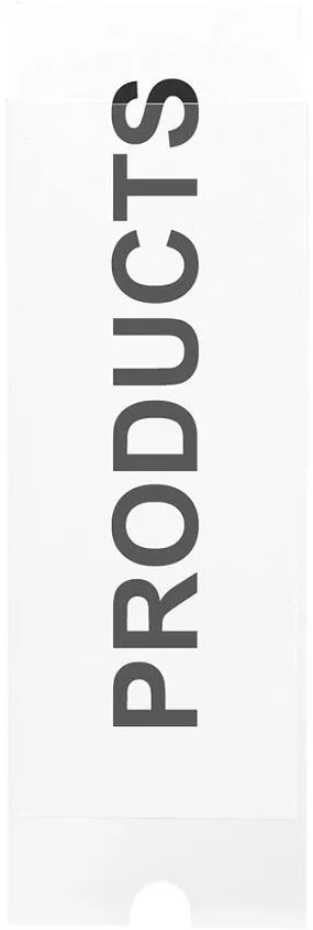 Probeco Porteticheta autoadeziva + insert, 25 x 75mm, 12 buc/set, PROBECO