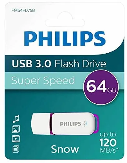 Memorie USB Philips Memory stick USB 3.0 - 64GB PHILIPS Snow edition