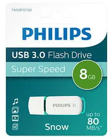 Memorie USB Philips Memory stick USB 3.0 - 8GB PHILIPS Snow edition