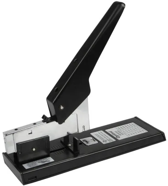 Capsat perfor caps OPTIMA Capsator metalic, de mare capacitate, 240 coli, capse 23/6 - 23/23, Optima HDS240 - negru