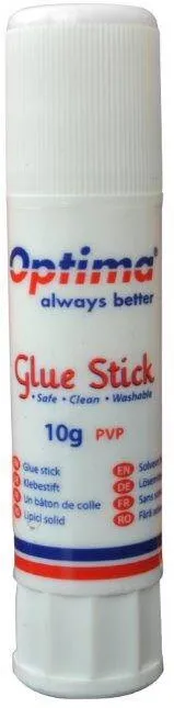 Lipici si corector Optima Lipici solid Optima, 10 gr., calitate PVP (garantie 5 ani)