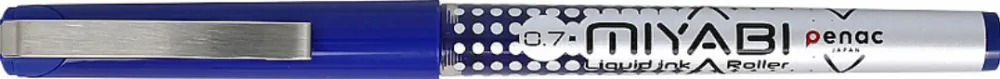 Penac Roller cu cerneala PENAC Miyabi, ball point 0.7mm, clema metalica - scriere albastra