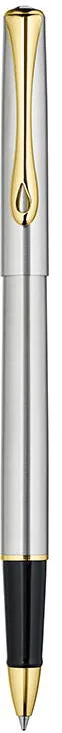 Diplomat Roller DIPLOMAT Traveller - stainless steel gold