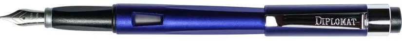 Diplomat Stilou DIPLOMAT Magnum, cu penita M, din otel inoxidabil - indigo blue