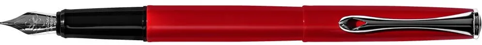 Diplomat Stilou DIPLOMAT Esteem, cu penita B, din otel inoxidabil - red lacquer