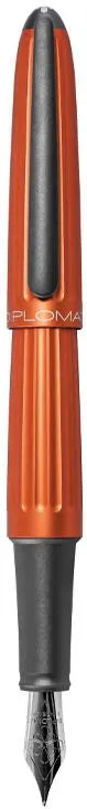 Diplomat Stilou DIPLOMAT Aero, cu penita M, din otel inoxidabil - orange