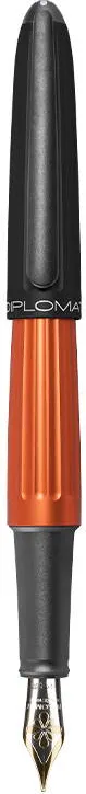 Diplomat Stilou DIPLOMAT Aero, cu penita M, aurita 14kt. - black orange
