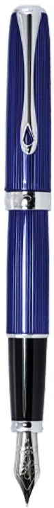 Diplomat Stilou DIPLOMAT Excellence A2, cu penita M, din otel inoxidabil - Sky Line Blue Chrome