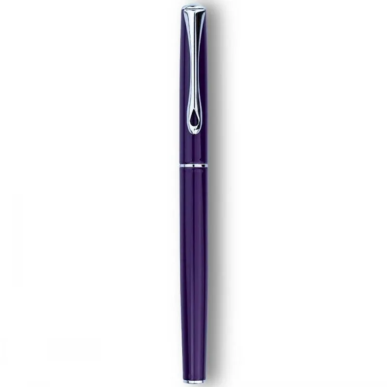Diplomat Stilou DIPLOMAT Traveller, cu penita M, din otel inoxidabil - deep purple