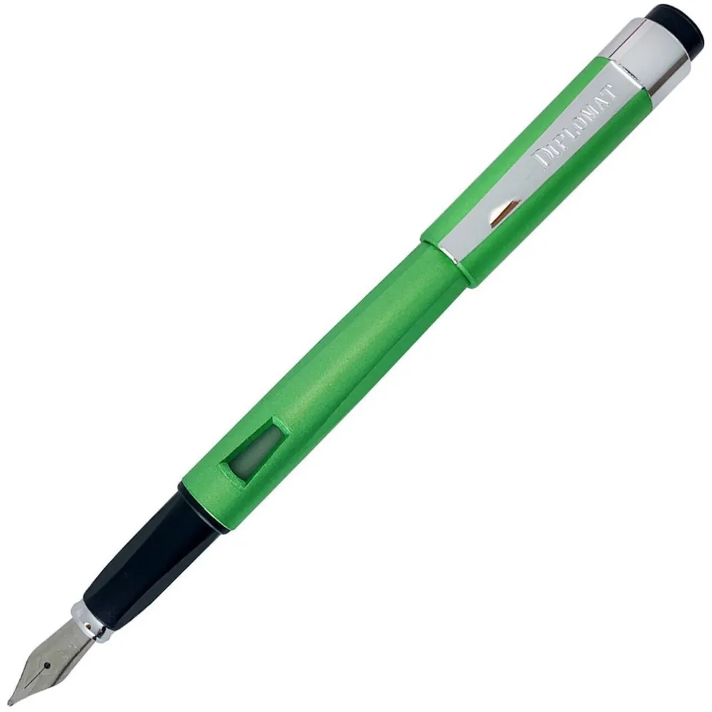 Diplomat Stilou DIPLOMAT Magnum, cu penita M, din otel inoxidabil - lime green