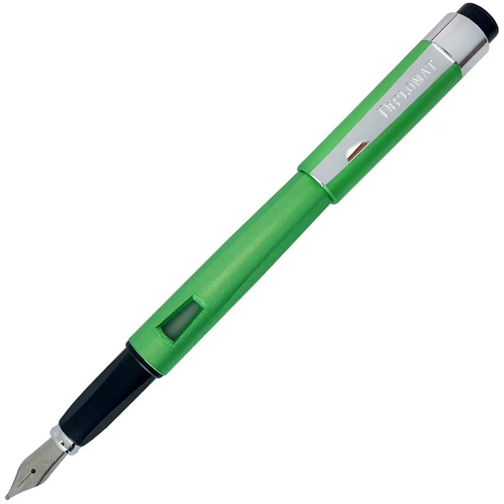 Diplomat Stilou DIPLOMAT Magnum, cu penita B, din otel inoxidabil - lime green