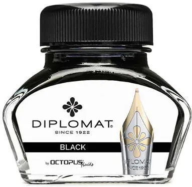 Diplomat Calimara cu cerneala DIPLOMAT Octopus, 30 ml - negru
