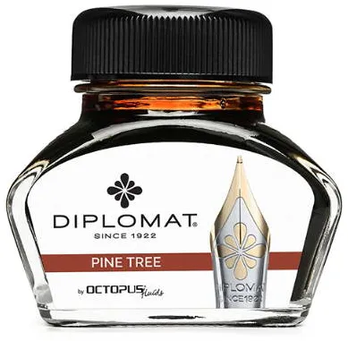 Diplomat Calimara cu cerneala DIPLOMAT Octopus, 30 ml - maro pin