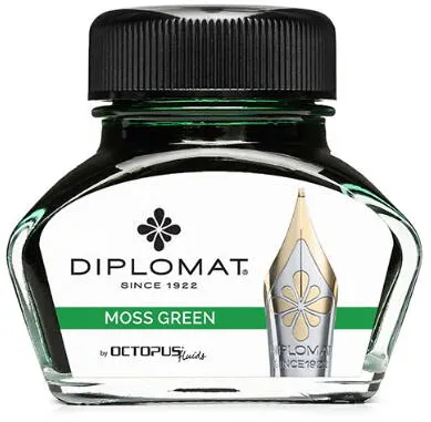 Diplomat Calimara cu cerneala DIPLOMAT Octopus, 30 ml - verde crud