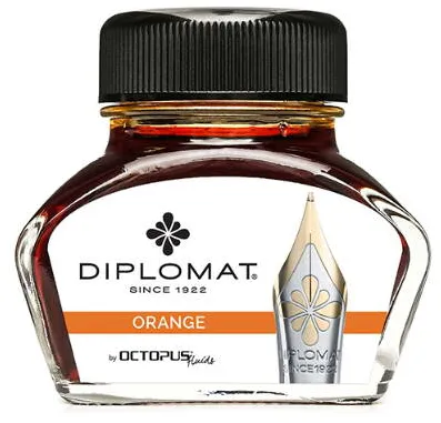 Diplomat Calimara cu cerneala DIPLOMAT Octopus, 30 ml - portocaliu