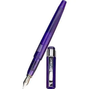 Diplomat Stilou DIPLOMAT Magnum, cu penita F, din otel inoxidabil - demo purple