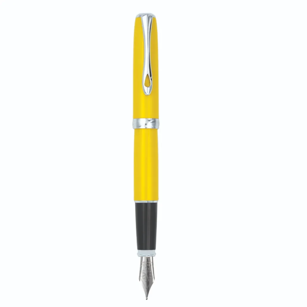 Diplomat Stilou DIPLOMAT Excellence A2, cu penita M, din otel inoxidabil - Yellow Chrome