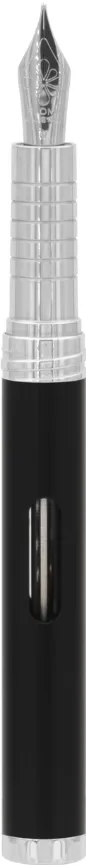 Diplomat Stilou DIPLOMAT Nexus, cu penita M, din otel inoxidabil - black chrome