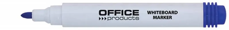 Office Products Marker pentru table de scris, varf rotund, corp plastic, Office Products - albastru