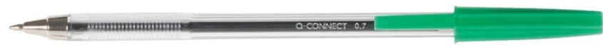 Q-CONNECT Pix transparent cu mina interschimbabila, varf 0.7mm, Q-Connect - verde