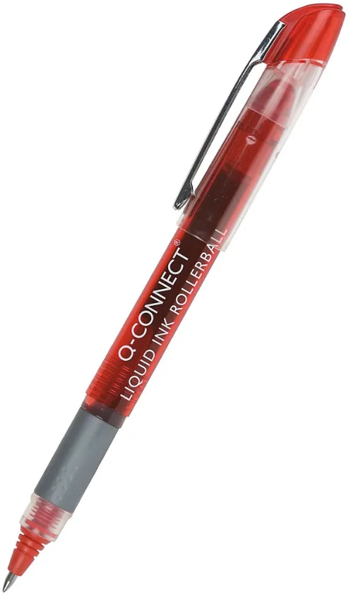Q-CONNECT Roller cu cerneala lichida, varf 0.5mm, Q-Connect - rosu