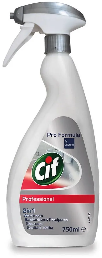 Chemia CIF Professional Washroom 2 in1, cu pulverizator, pentru curatare baie, 750ml