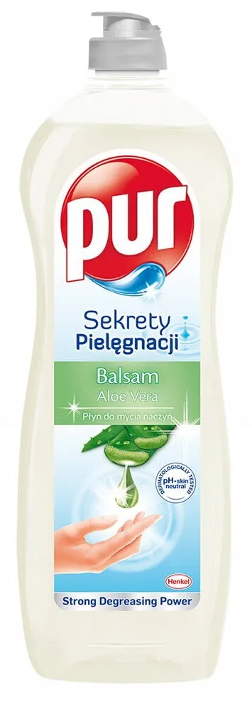 Chemia PUR Balsam Aloe, detergent lichid pentru spalat vase, manual, 750ml