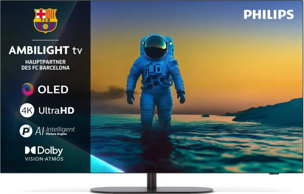 Televizor Philips 65OLED810/12 (164 cm (65 inches), black, UltraHD/4K, Ambilight, triple tuner, 120Hz panel)