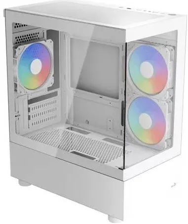 Carcasa PC Aerocool Carcasa Aerocool Viewport Mini V4 White Fara sursa