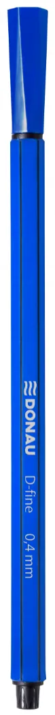 DONAU Fine liner, varf fetru 0.4mm, DONAU D-Fine - albastru