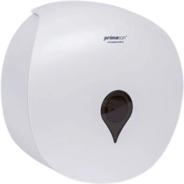 Prima Soft Dispenser pentru hartie igienica Jumbo, 180-260x95 mm, alb