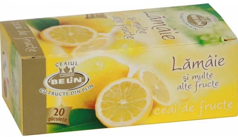 BELIN Ceai Belin lamaie si alte fructe, 20 pliculete