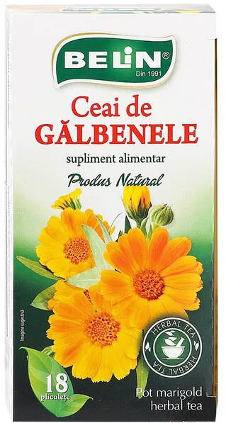 BELIN Ceai Belin galbenele, 18 pliculete