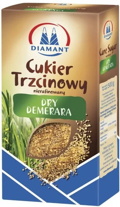 Diamant Zahar brun Diamant, din trestie de zahar, 500grame/cutie