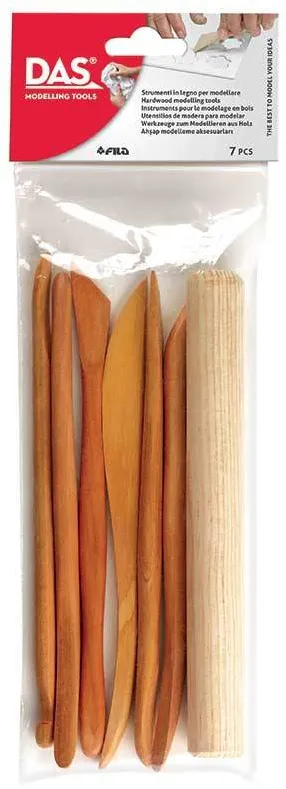 DAS Unelte plastic pentru modelaj, 7buc/set, DAS Wooden Cutters