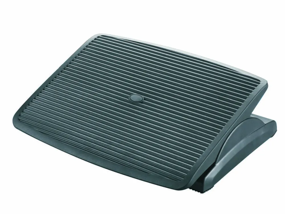 Q-CONNECT Suport pentru picioare, ergonomic, ajustabil (x1), 450x115x340mm, Q-Connect - negru