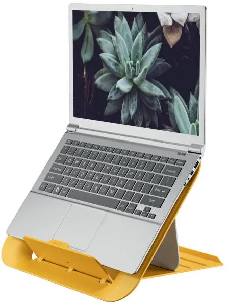 Leitz Suport ergonomic LEITZ Ergo Cosy, pentru laptop, ajustabil, galben chihlimbar