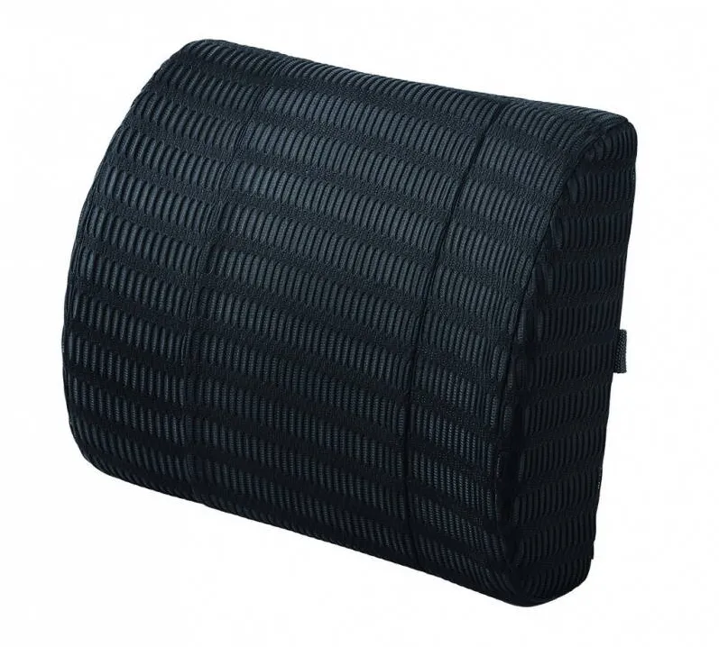 Q-CONNECT Suport lombar, ergonomic, pentru scaun, spuma cu memorie, 34 x 30 x 11 cm, Q-Connect - negru