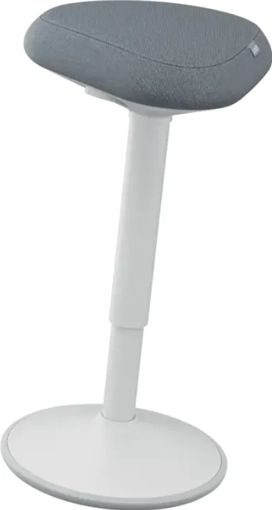 Leitz Scaun ergonomic LEITZ Ergo, pozitie sezut/ in picioare, inaltime reglabila (57-82 cm), gri-pastel