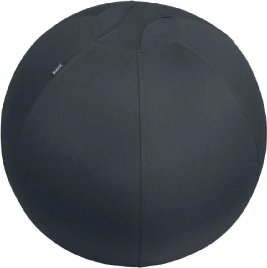Leitz Minge ergonomica LEITZ Ergo, pentru sezut sau fitness, cu functie de oprire, 65 cm, gri-carbune