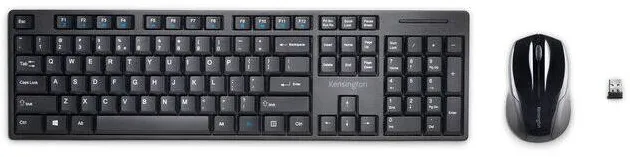 Kit Periferice Kensington Kit tastatura + mouse Kensington ProFit Low-Profile, conexiune wireless, negru