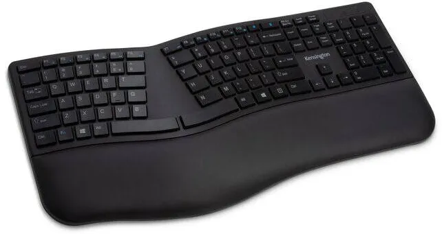 Tastatura Kensington Tastatura Kensington ProFit Ergo, suport ergonomic pt incheietura mainii, conexiune wireless, negru