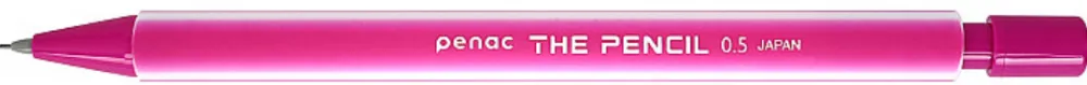 Penac Creion mecanic PENAC The Pencil, rubber grip, 0.5mm, varf plastic - corp roz