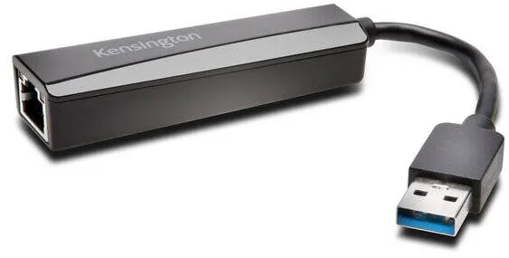 Accesoriu GSM Kensington Adaptor Kensington UA0000E, USB 3.0 la Ethernet, negru