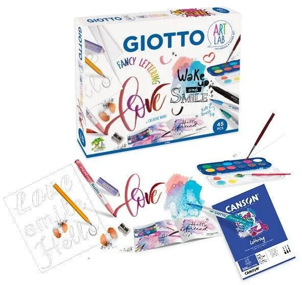GIOTTO Set caligrafie Fancy Lettering, GIOTTO Art Lab