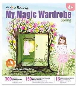Hopax Carte creativa Stick"n My Magic Wardrobe - primavara
