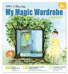 Hopax Carte creativa Stick"n My Magic Wardrobe - vara