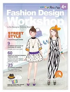 Hopax Carte creativa Stick"n Little Designer Activity book - Street Style